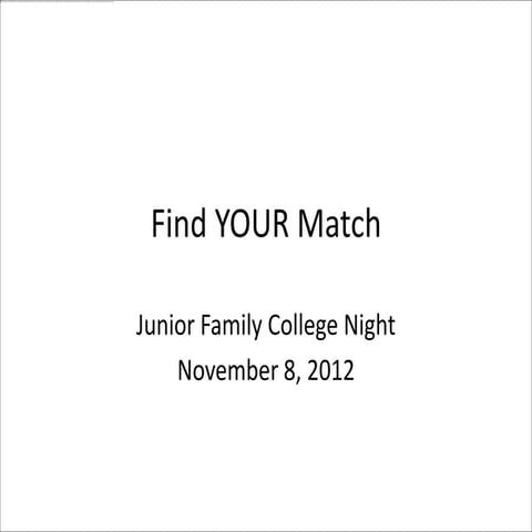 Junior college night presentation 2012 for posting