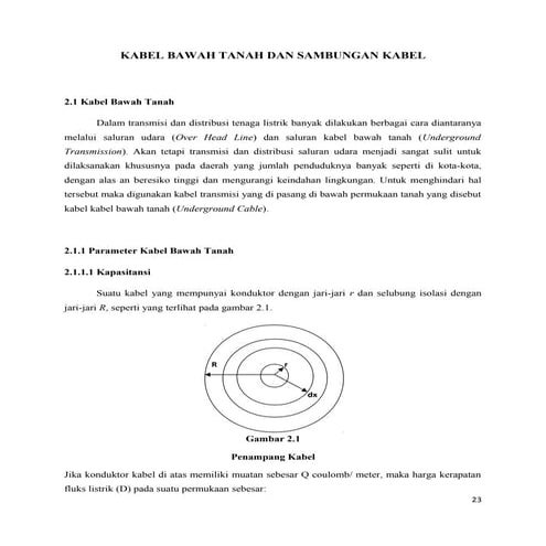 Kabel bawah tanah dan sambungan kabel-Syamsir abduh