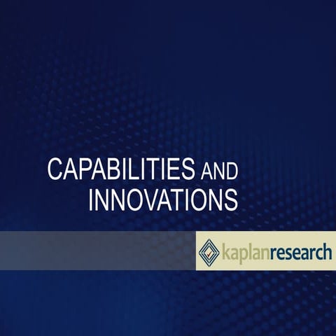 KaplanResearch Capabilities