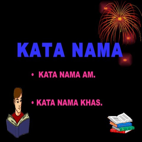 Kata nama am dan khas