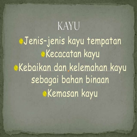 Kayu