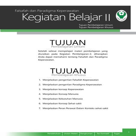 Falsafah dan Paradigma keperawatan