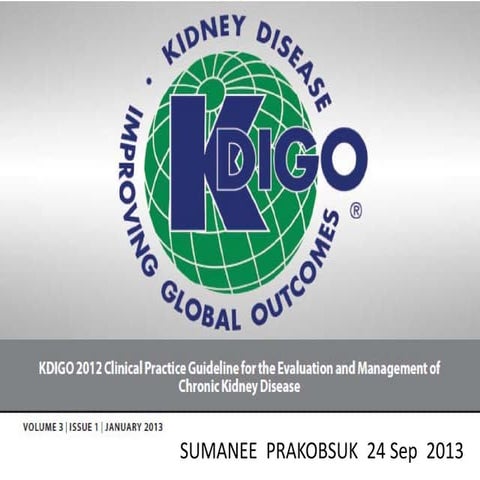 KDIGO CKD 2012
