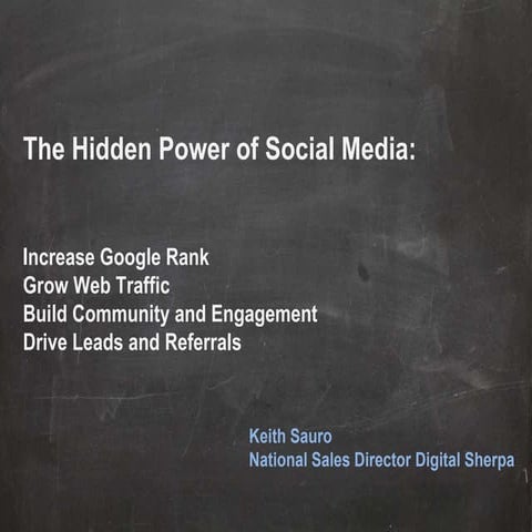 The Secret Power of Social Media (Design Sherpa) 2 1-2011