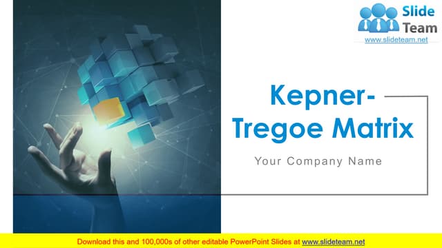 Kepner tregoe Matrix PowerPoint Presentation Slide