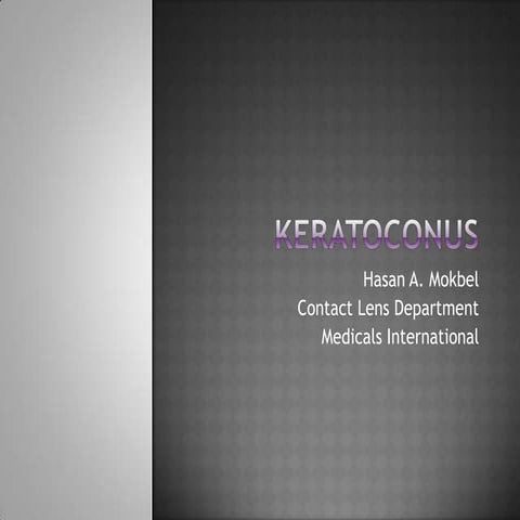 Keratoconus managment