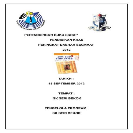 Kertas kerja buku skrap