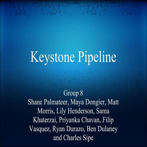 Keystone pipeline