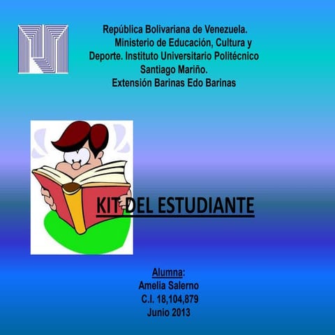 Kid del estudiante.amelia salerno