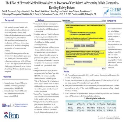 The Effect of Electronic Medical Record Alerts on Processes of Care Related t...