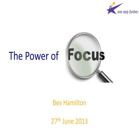 The Power of Focus 270613