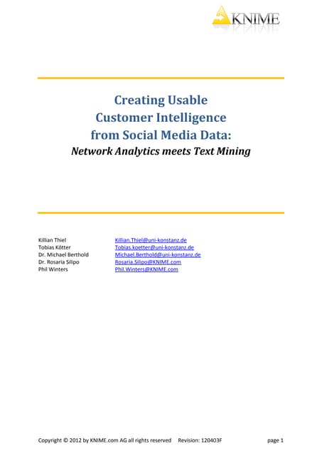 Knime social media_white_paper