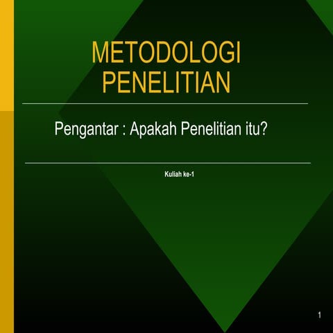 Kuliah ke 1