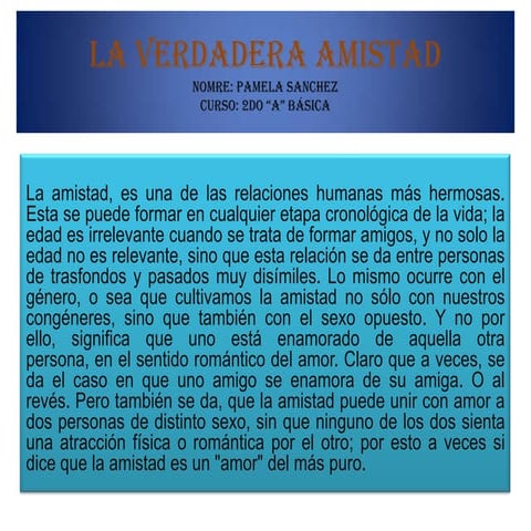 La amistad