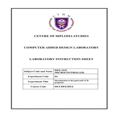 Lab 4 microcontroller