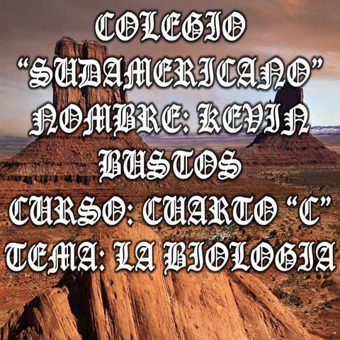 La Biologia