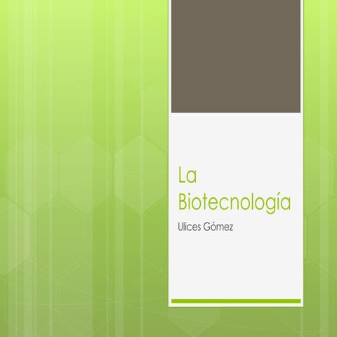 biotecnologia