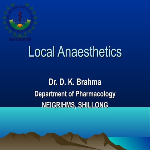 Local Anaesthetics