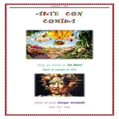 La comida y el arte i