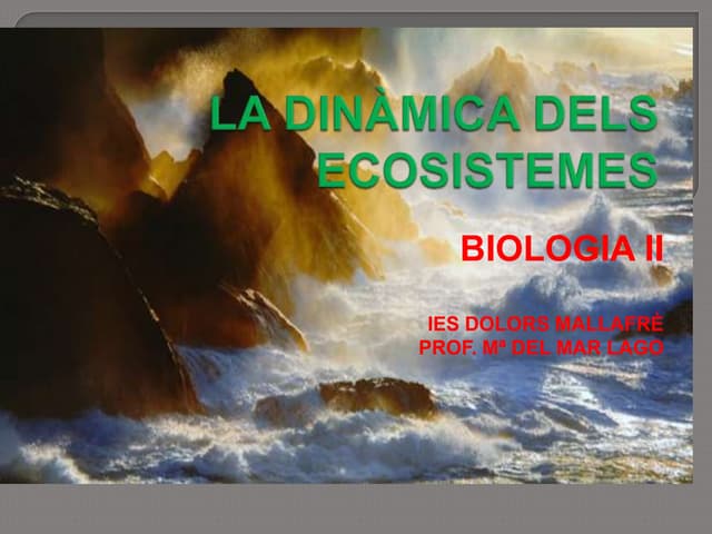 La dinàmica dels ecosistemes