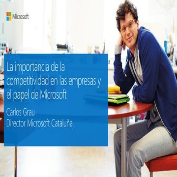 La importancia de la competitividad en las empresas y el papel de microsoft -...