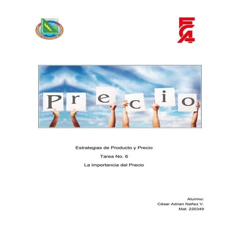 La importancia del precio