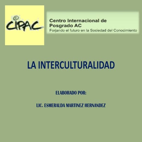 La Educación Intercultural