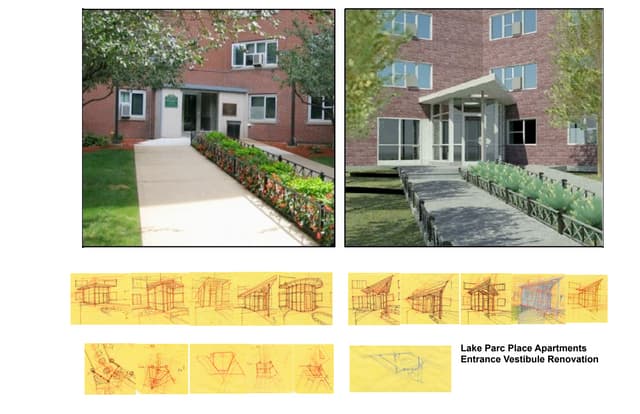 Lake Parc Place Entrance Vestibule