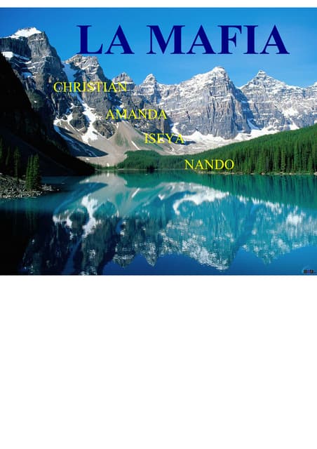 LA MAFIA- Los ecosistemas de Aragón