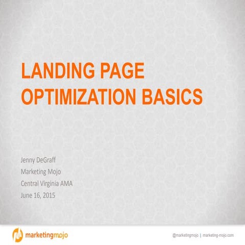Landing Page Optimization Basics
