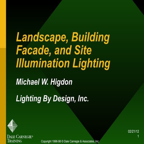 Landscape, Building Facade, And Parking Lot