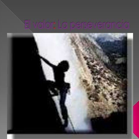 La perseverancia