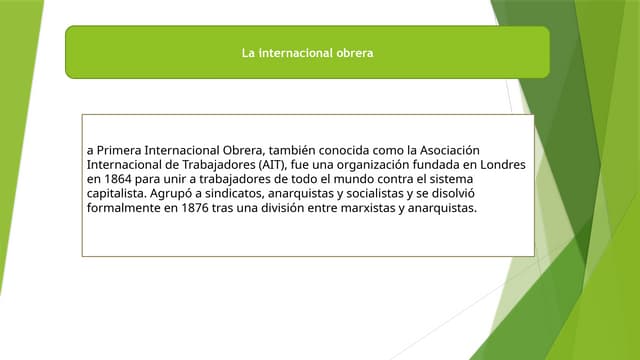 la primera internacional obrera de .pptx