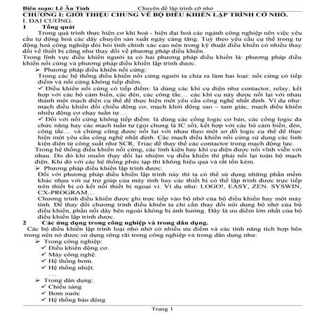 Lập trình cỡ nhỏ - LOGO!