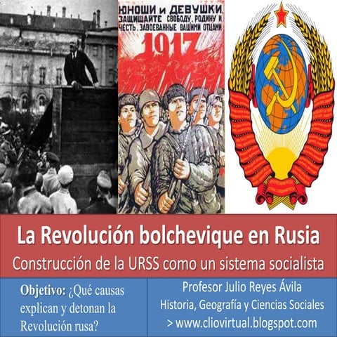 La revolución bolchevique en rusia