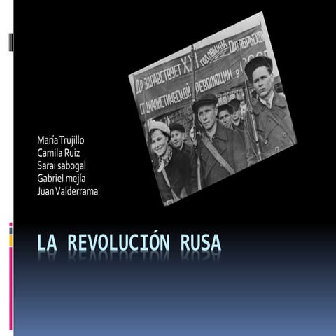 La revolución rusa 