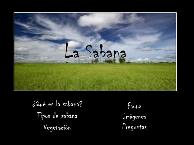 La sabana