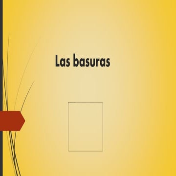 Las basuras por paula gomez