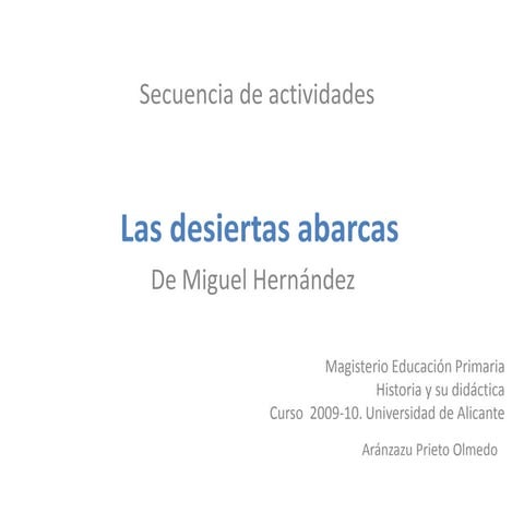 Las Desiertas Abarcas