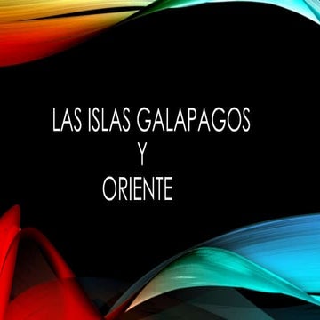 Las islas galapagos