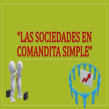 Las sociedades en comandita simple
