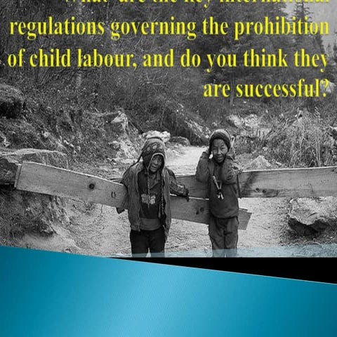 presentation on child labour