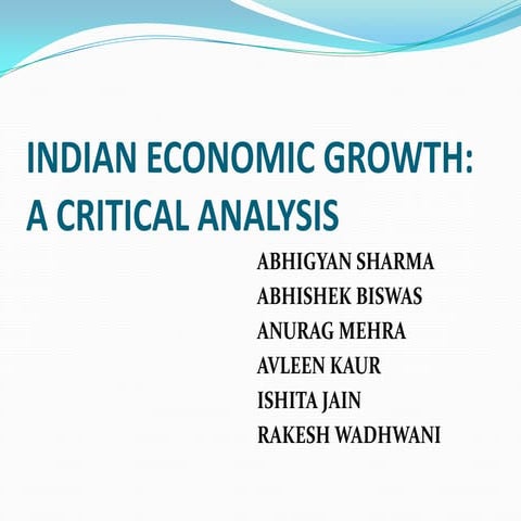 Indian Economic Growth