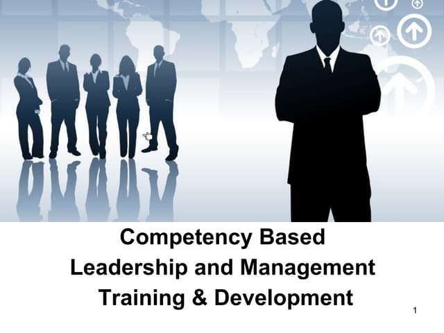 Training Department - Leadership and Management competency