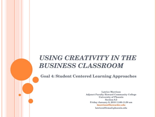 Leadership candy game