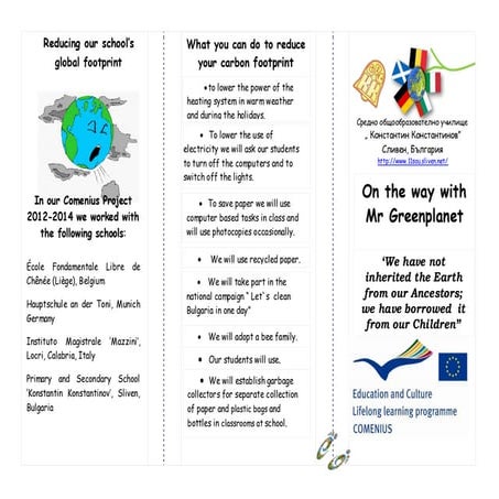 Leaflet template, Bulgaria