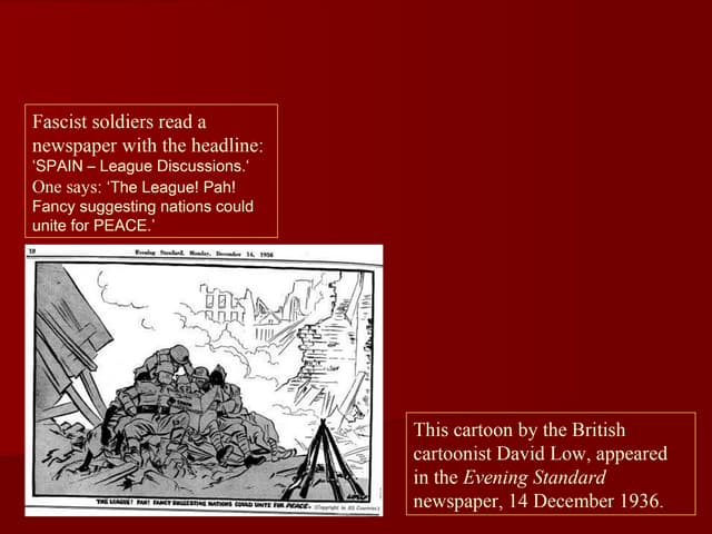 League of nations failure cartoon analysis