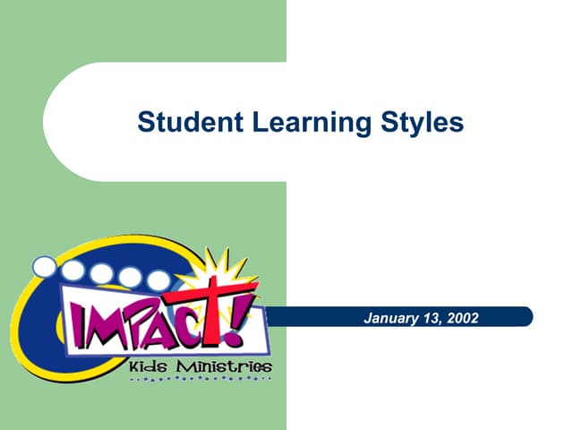 Learning Styles