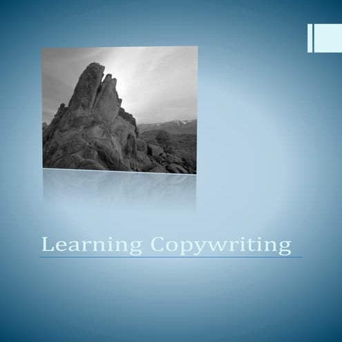 Learning copywriting