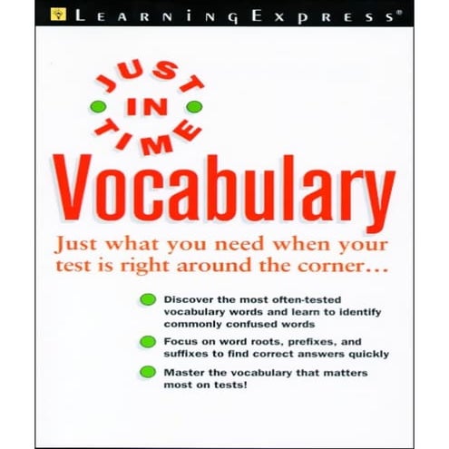 Learning express just in time vocabulary   223p